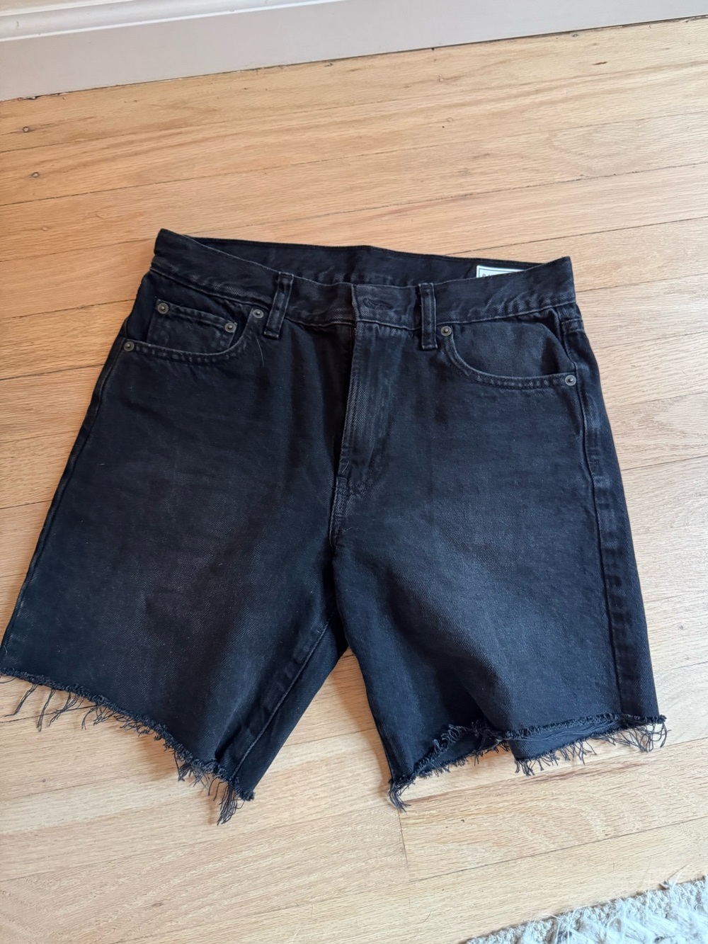 GAP Black Denim Bermuda Shorts